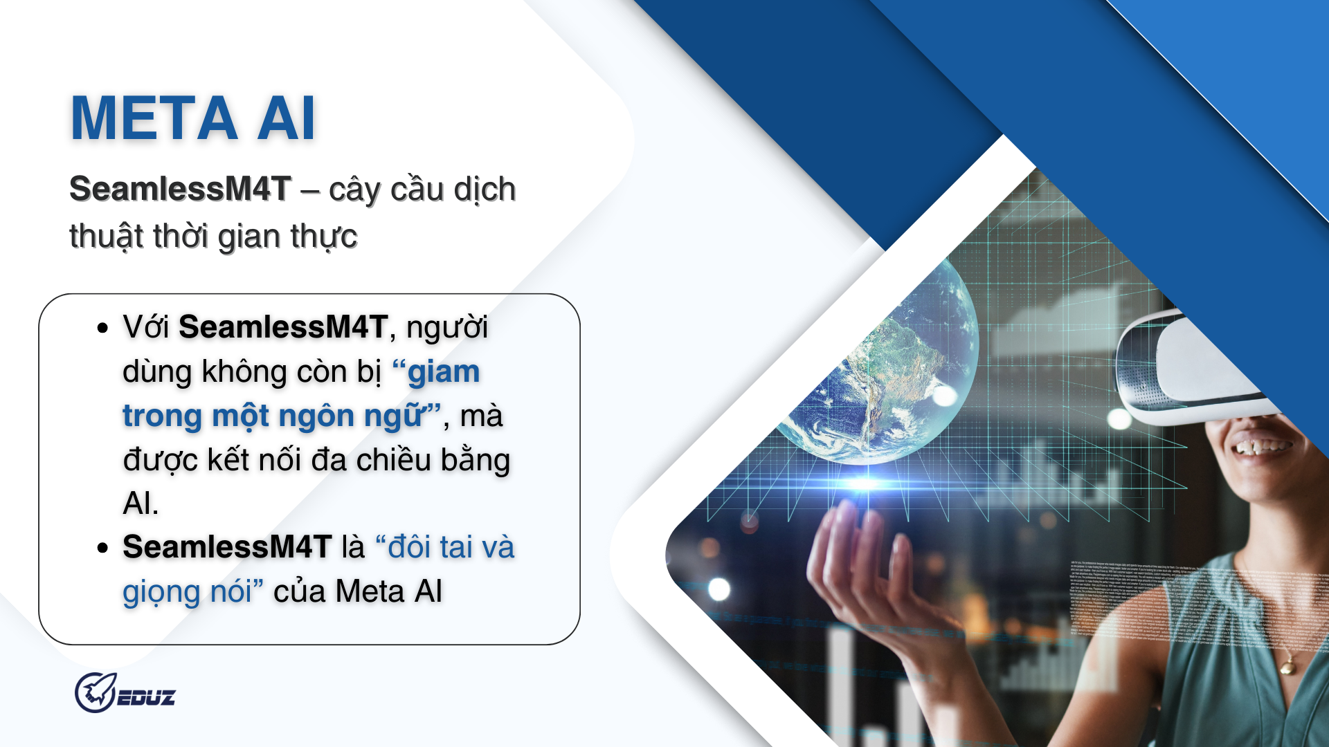 SeamlessM4T – cây cầu dịch thuật thời gian thực